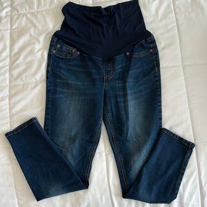 Indigo Rein maternity dark denim skinny jeans